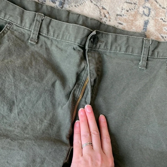 Dickies olive green work pants - Picture 7 of 9